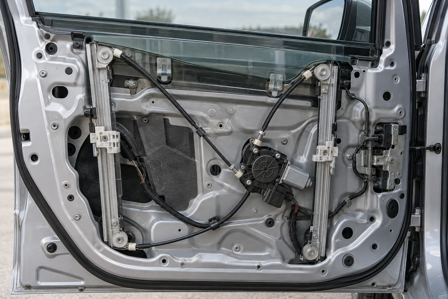 車窗升降器與車門機構應用示意圖