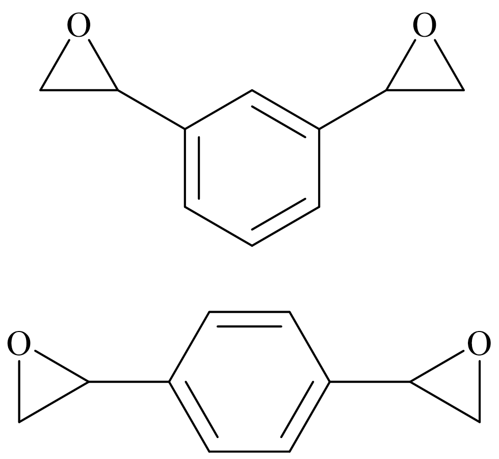 YW-622 · 雙（環氧乙烷基）苯（Phenylene bis(oxirane)） · 所提供產品手冊中的結構